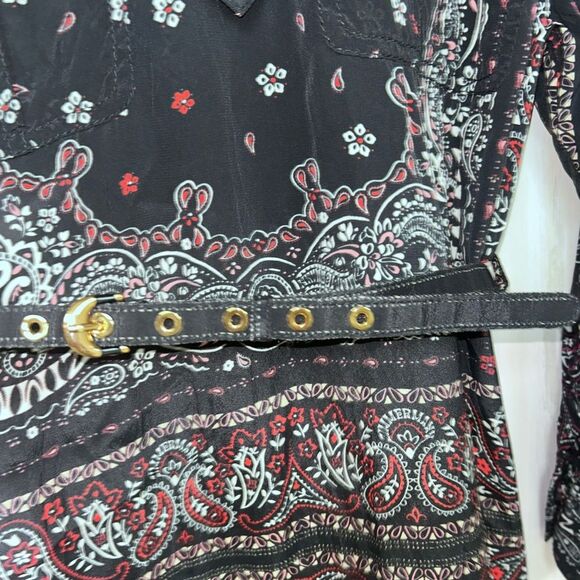 Zimmermann Matchmaker Utility Silk Dress in Black Bandana AU 1 - Picture 7 of 15